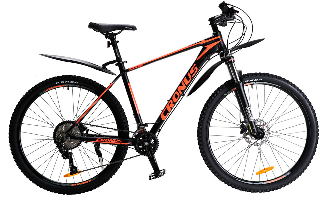 Велосипед Cronus Dynamic 520 27,5" (2020) 2020 Чорно-жовтогарячий 3 Велосипед Cronus Dynamic 520 27,5" (2020) 2020 Чорно-жовтогарячий 3