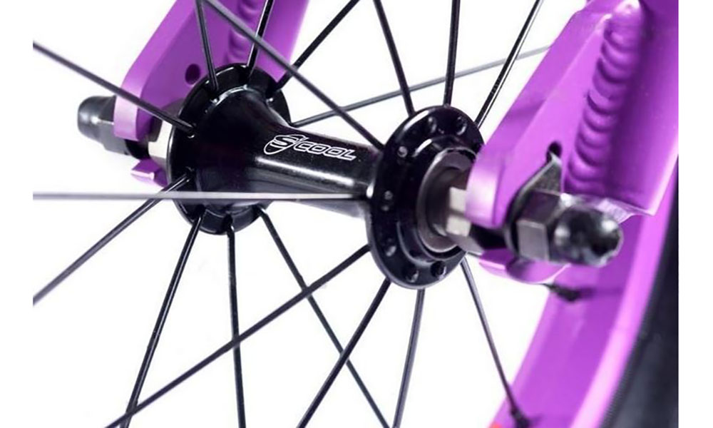 Беговел SCOOL pedeX dirt 14" фиолетово-красный 3