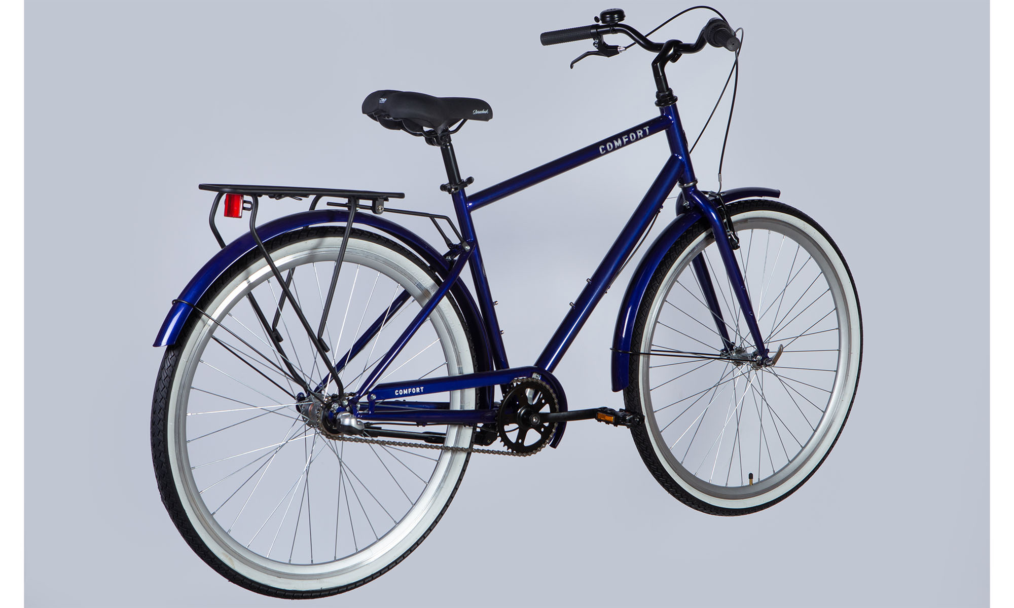 Велосипед Dorozhnik COMFORT MALE PH 28", размер L, рама 20", 2025, электрик (темно-синий) 2