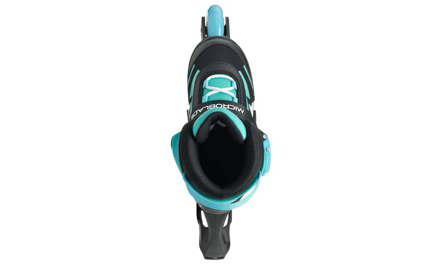 Ролики Rollerblade Microblade black-light blue 36.5-40 4