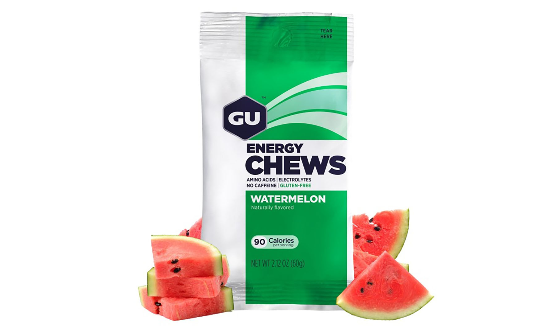 Фотография Энергетические желейки GU Energy Chews Watermelon, 60 г