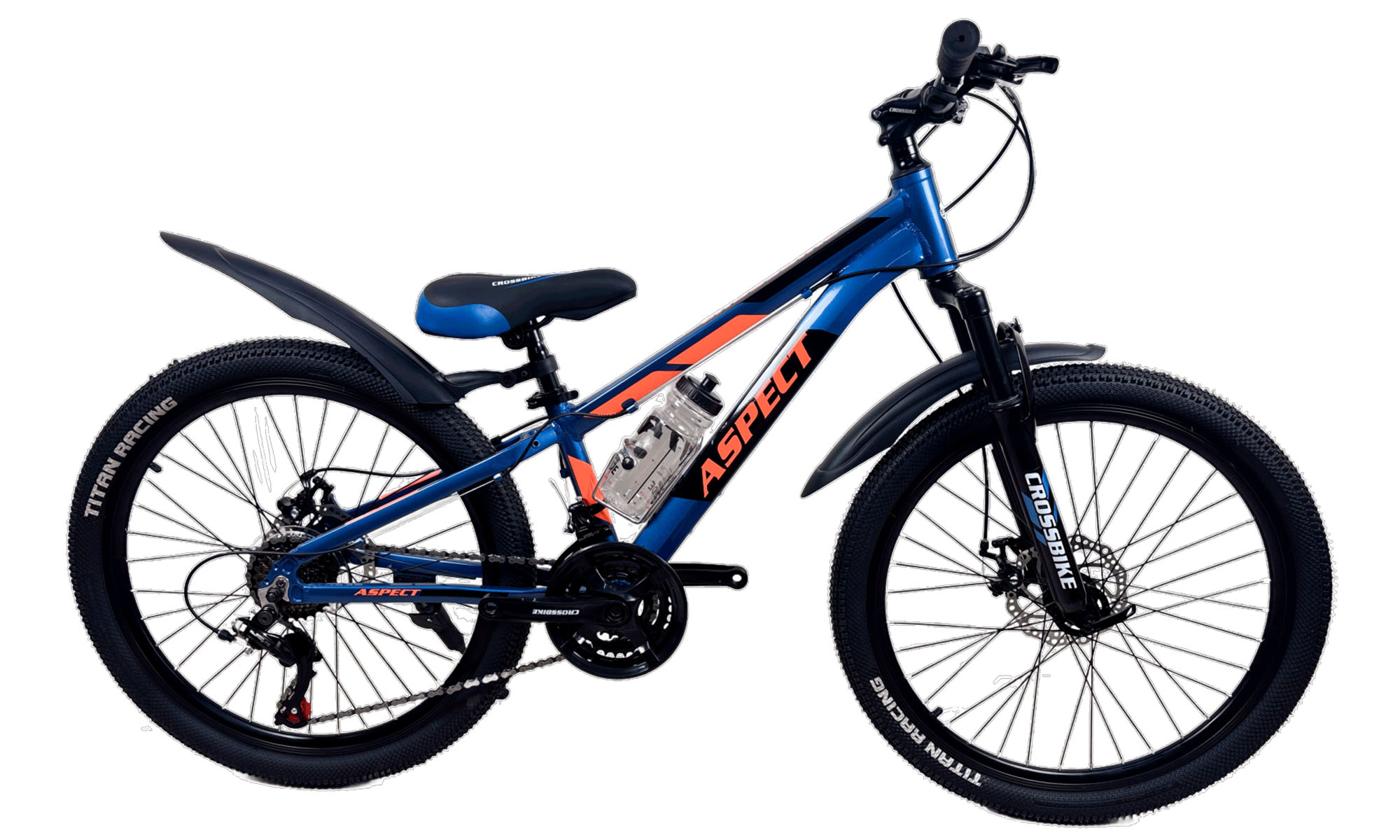 Велосипед CrossBike Aspect 26", розмір XS, рама 13", рік 2026, Синій Велосипед CrossBike Aspect 26", розмір XS, рама 13", рік 2026, Синій