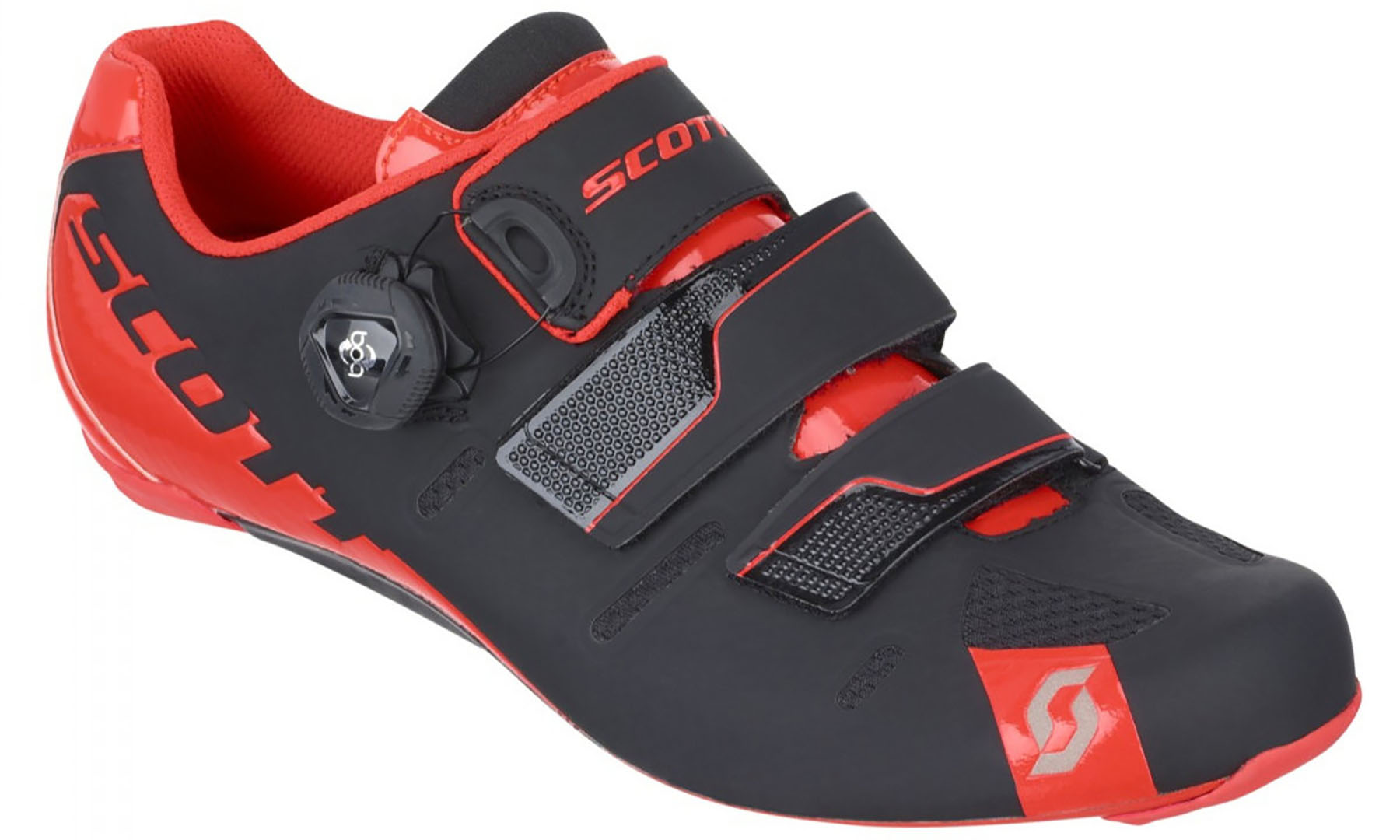 Велотуфли SCOTT TRI PRO черно-красные, размер 47 2 Велотуфли SCOTT TRI PRO черно-красные, размер 47 2