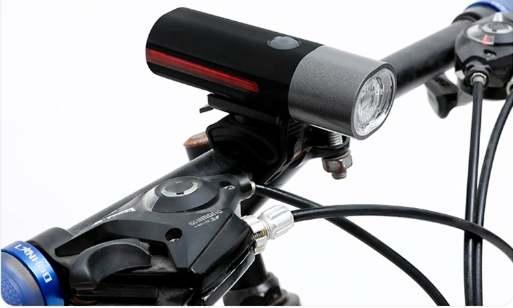 Фонарь передний с боковой подсветкой BC-FL1628 LED CREE XPG Li-on 1200 мАч USB Pl, черный