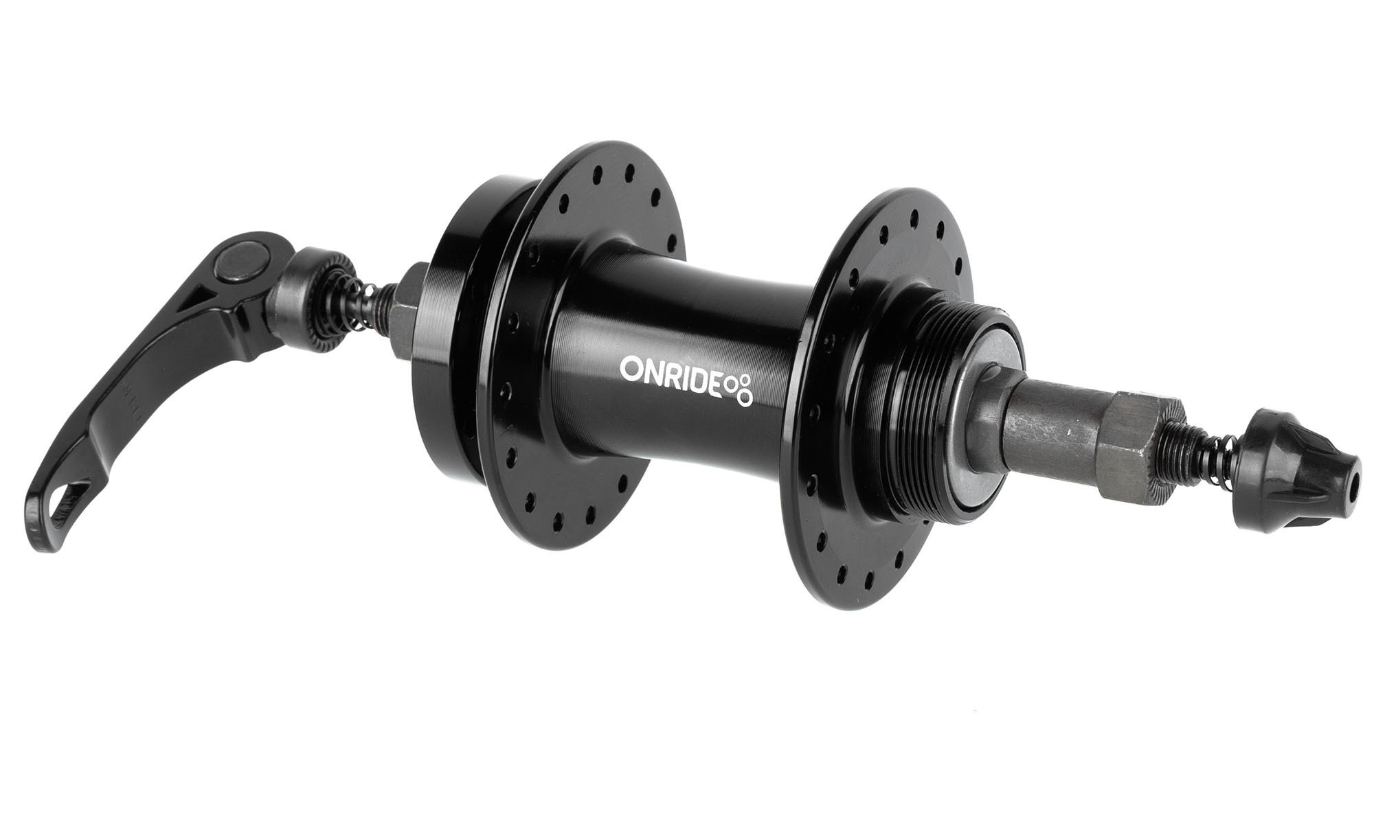 Втулка задняя ONRIDE Hub 10R, под трещотку, 32 отверстия, disc, шарики, 135 QR, черная 2
