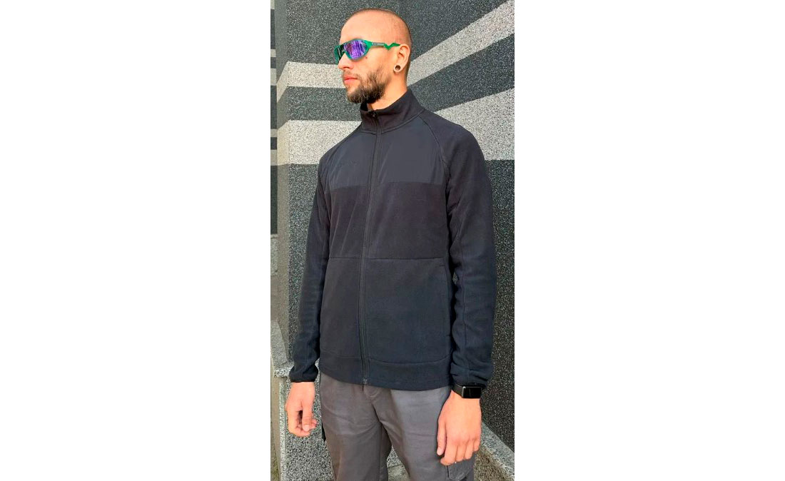 Кофта Craft ADV Explore Fleece midlayer мужская, размер XXL, сезон AW 23, черный 4