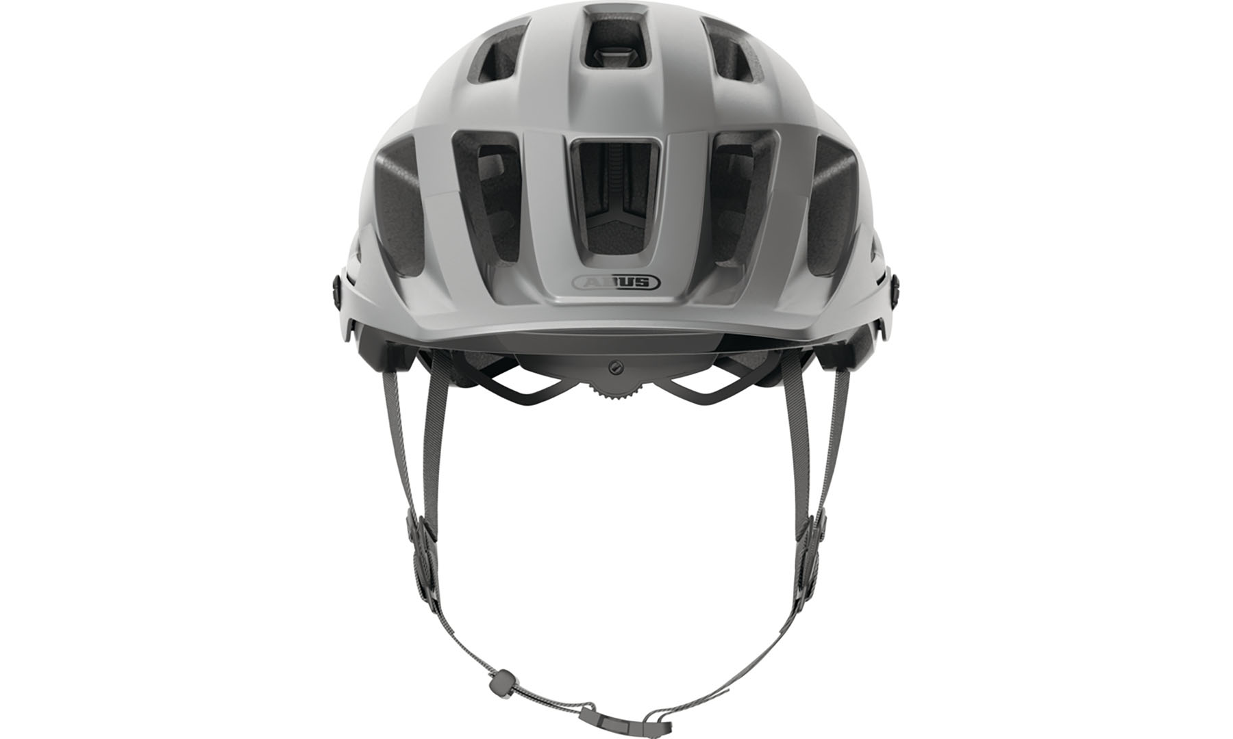 Велошлем спортивный ABUS MOVENTOR 2.0 Ti silver, размер M (54-58 см), серебристо-серый титан 4