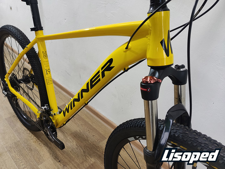 Велосипед 27,5" Winner SOLID DX (2020) 2020 лайм 2