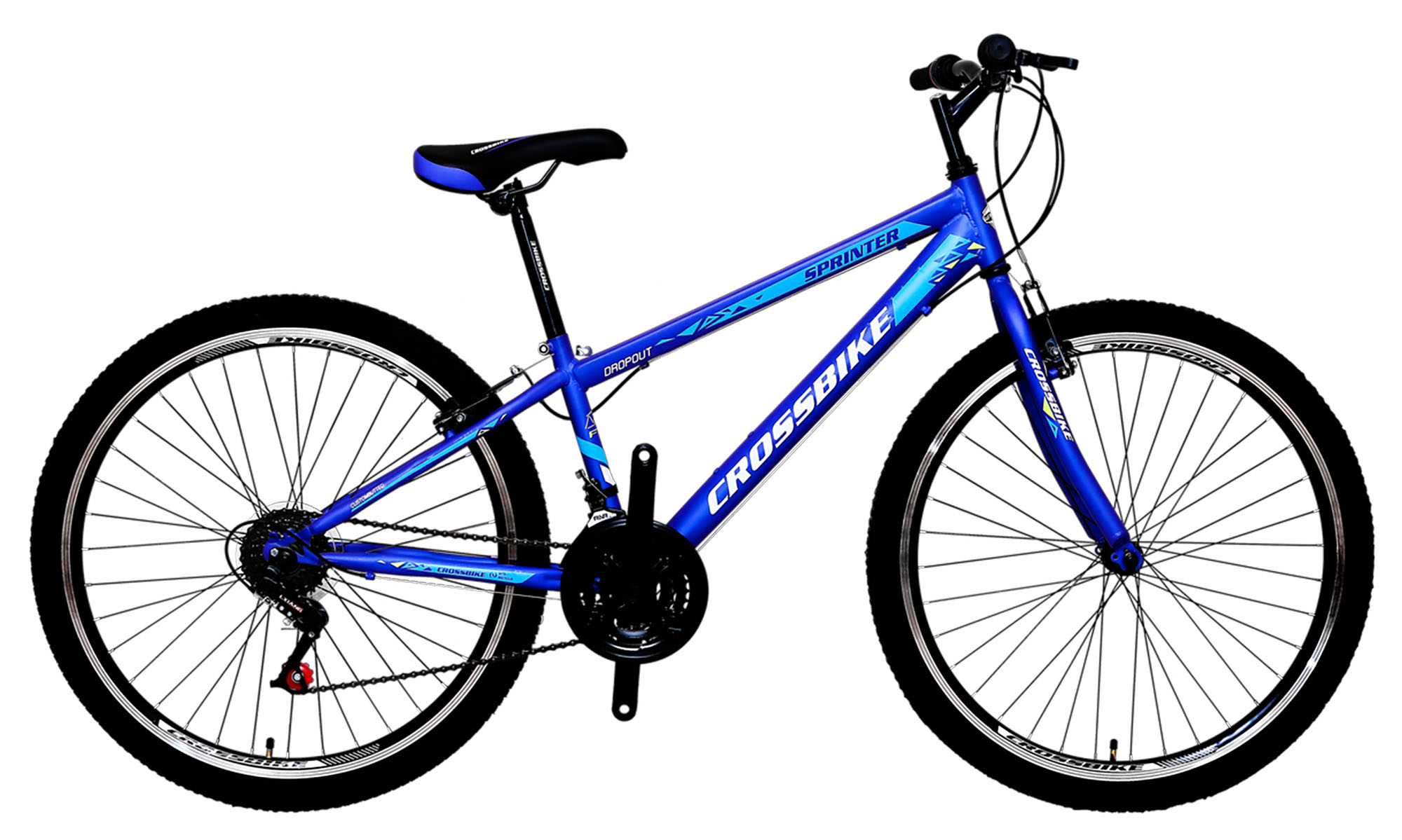 Фотографія CrossBike Sprinter 26 Велосипед, розмір XS, рамка 13 ", 2021, синій