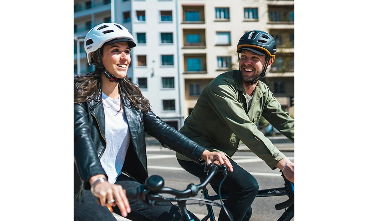 Велошлем Cairn Quartz LED USB shiny shadow размер 58-62 см 4