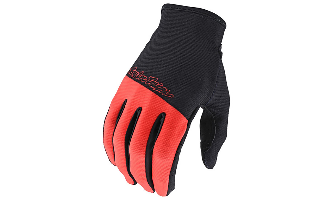 Фотография Вело перчатки TLD Flowline Glowe черно-красный, размер XL