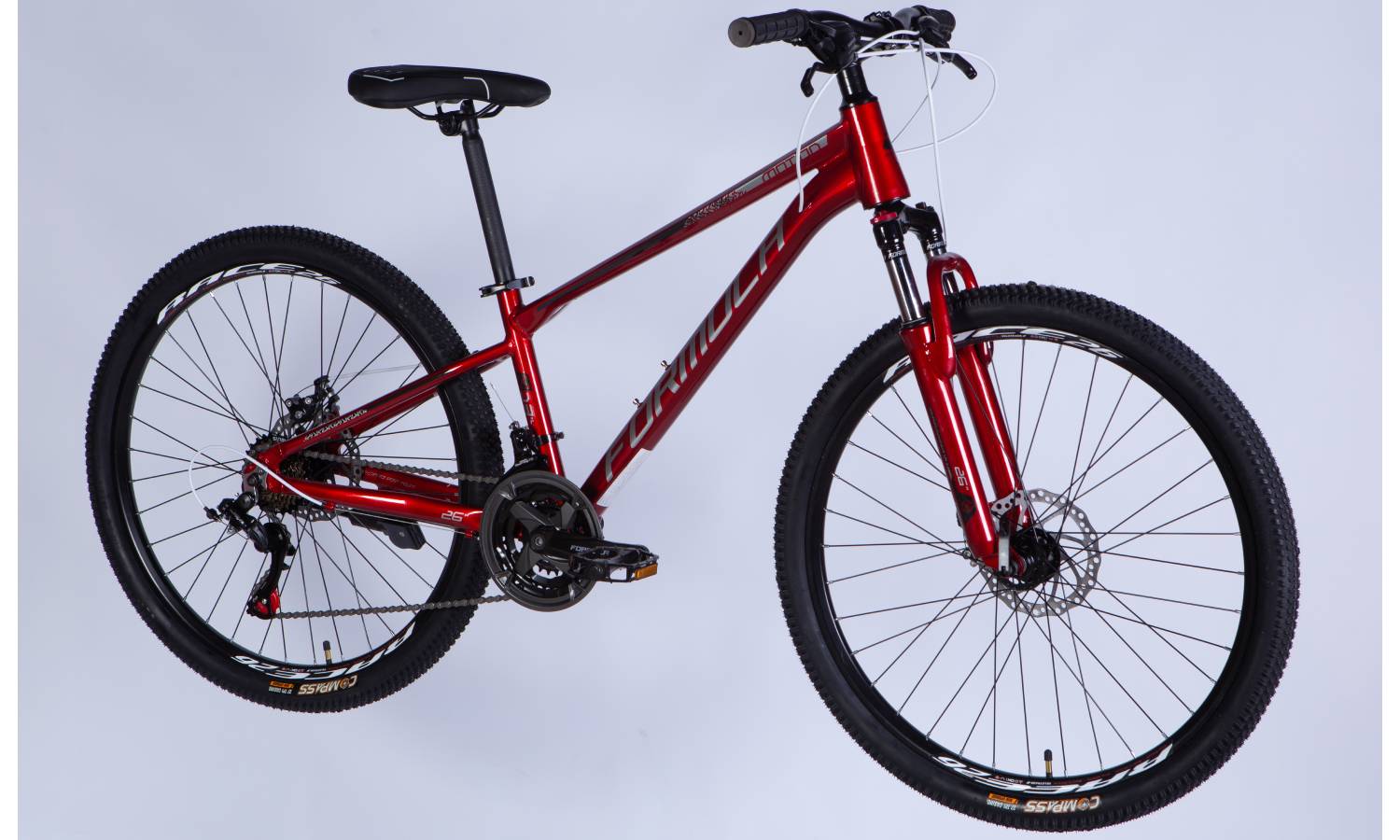 Фотография Велосипед Formula MOTION DD 26" размер XS рама 13" 2025 красный 3