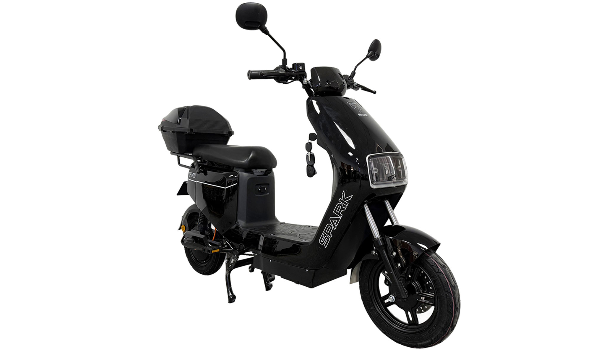 Велосипед с электромотором SPARK EVO 10", рама 14", 60V/1200W/25Ah, год 2026, черный 3 Велосипед с электромотором SPARK EVO 10", рама 14", 60V/1200W/25Ah, год 2026, черный 3