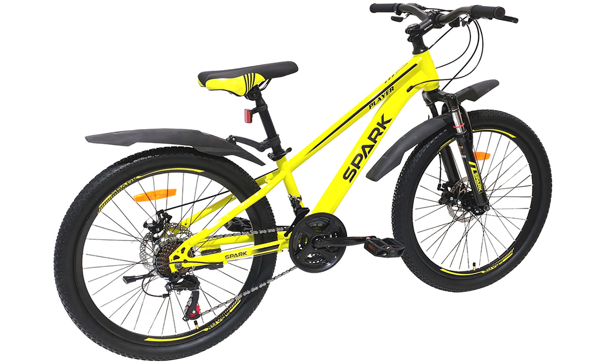 Велосипед SPARK PLAYER 24", размер XXS, рама 11", год 2025, желтый 3 Велосипед SPARK PLAYER 24", размер XXS, рама 11", год 2025, желтый 3