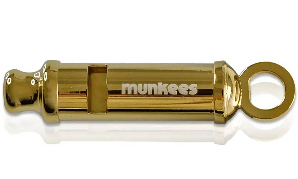 Брелок-свисток Munkees 3397 Whistle Bobby золотий Брелок-свисток Munkees 3397 Whistle Bobby золотий