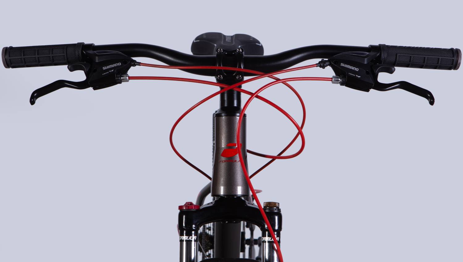 Велосипед Formula MOTION DD FR, 26", розмір S, рама 16", 2025, сіро-червоний 7