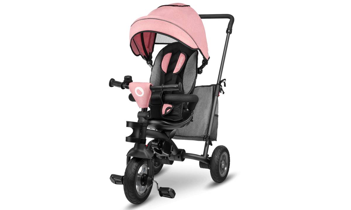 Детский велосипед Lionelo TRIS CANDY ROSE/GREY 3