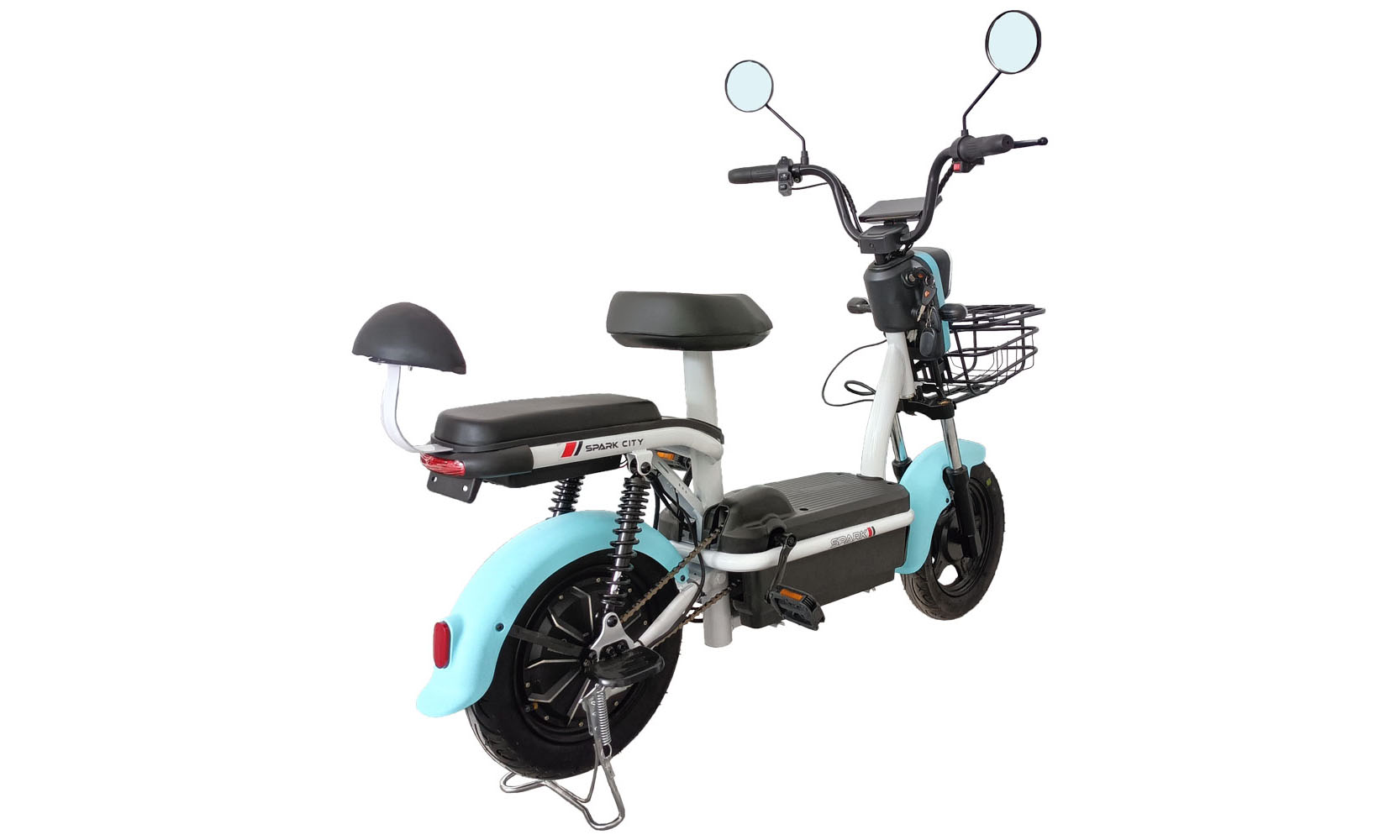 Электровелосипед SPARK CITY 14" 48V/500W/20Ah Голубой 4