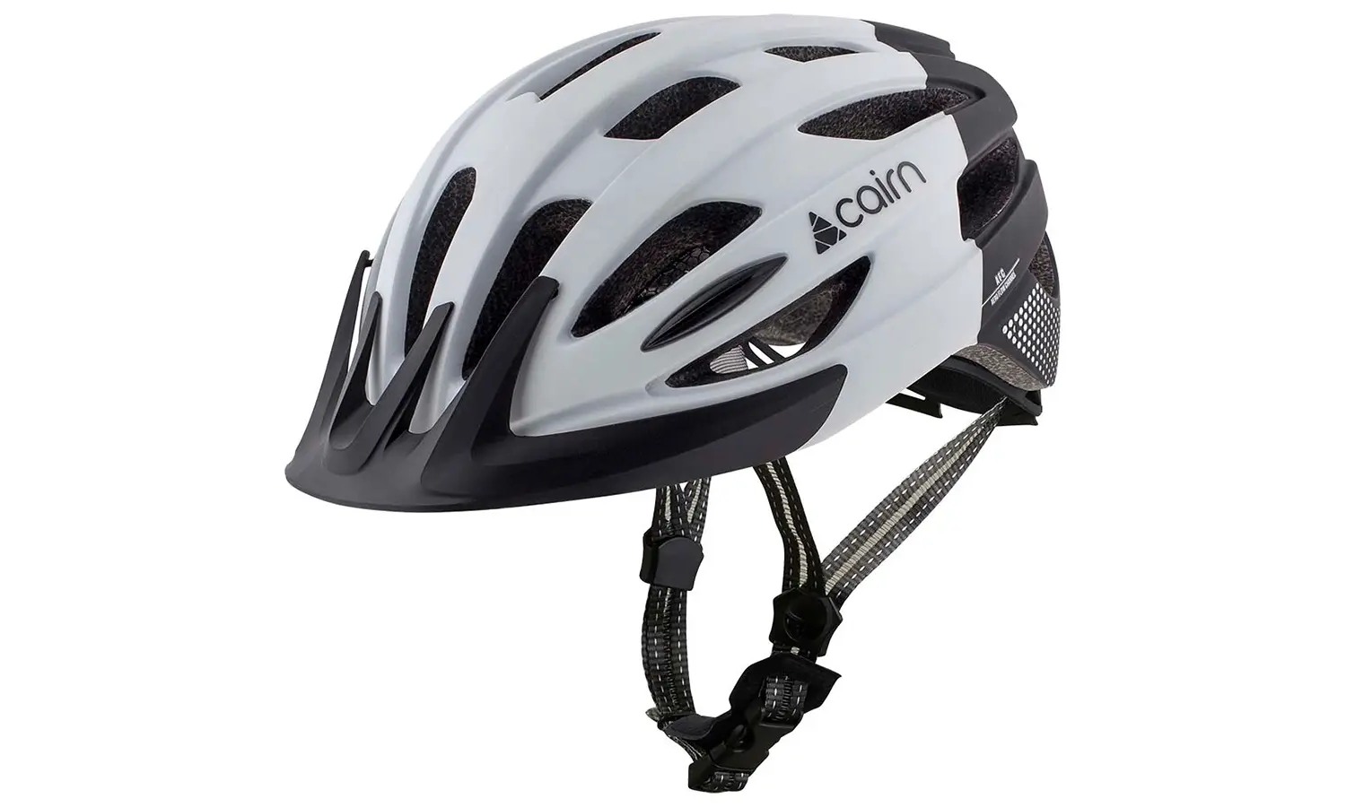 Велошлем Cairn Fusion white-black розмір L 59-62 см 3