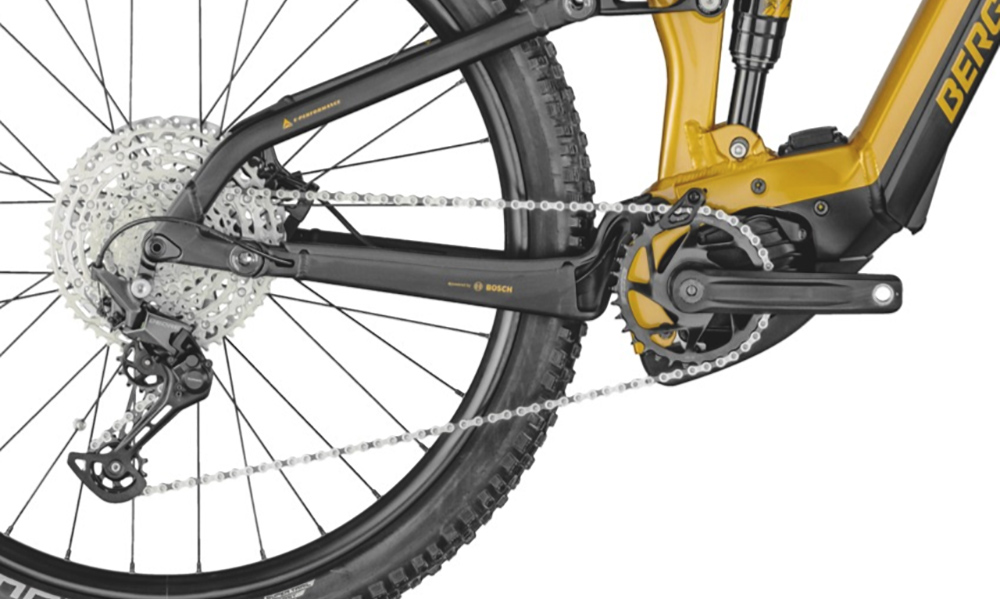 Фотографія Велосипед Bergamont E-Contrail Pro 29" (2021) 2021 Жовто-чорний 5