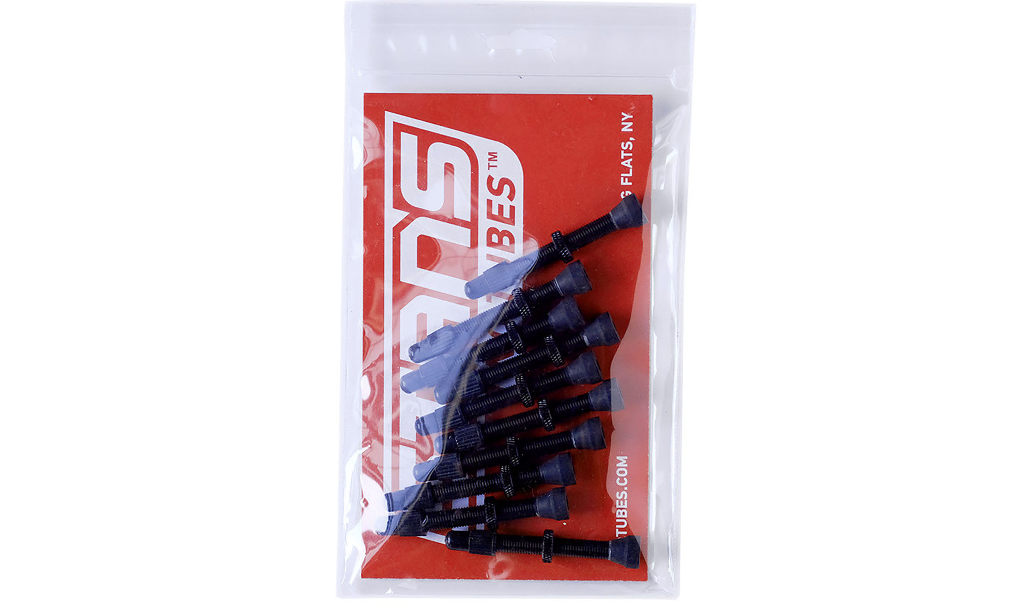 Бескамерный ниппель Stan's Universal Alloy Valves, medium, FV 44 мм, алюминий, (10 шт) черный 