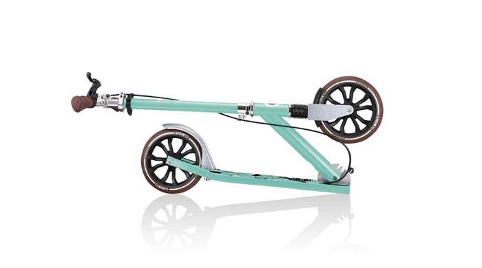 Фотографія Самокат GLOBBER NL205 DELUXE, з ручним гальмом, м'ятний, 8+ 6