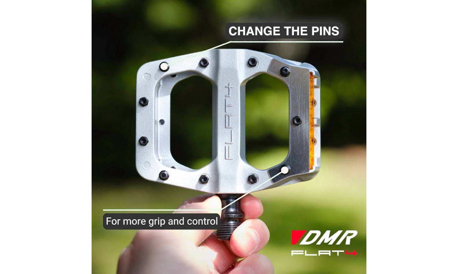 Педалі DMR Pedal Flat4 Grey 9 Педалі DMR Pedal Flat4 Grey 9