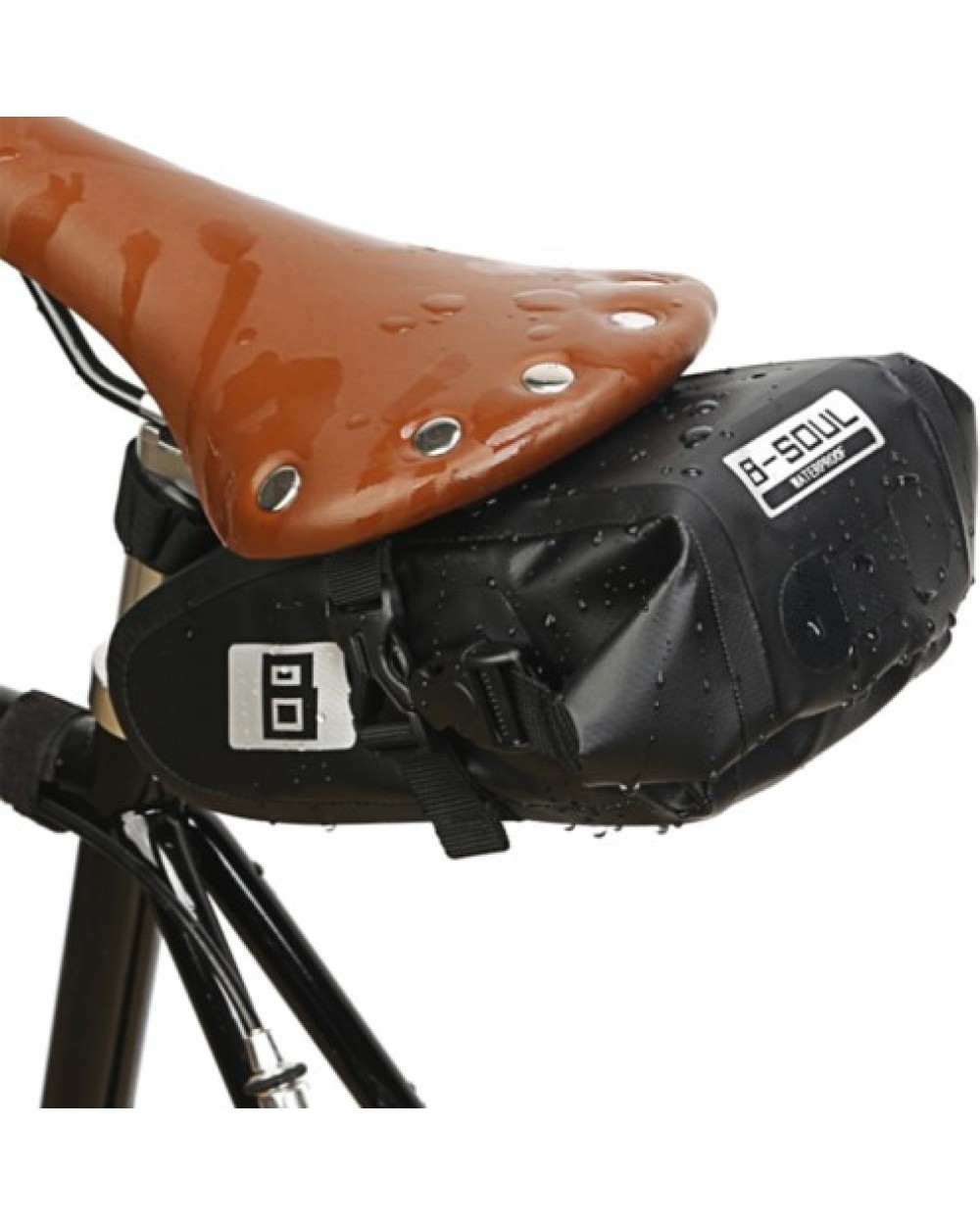 Сумка под седло B-Soul BAO-065 Waterproof, черный 4