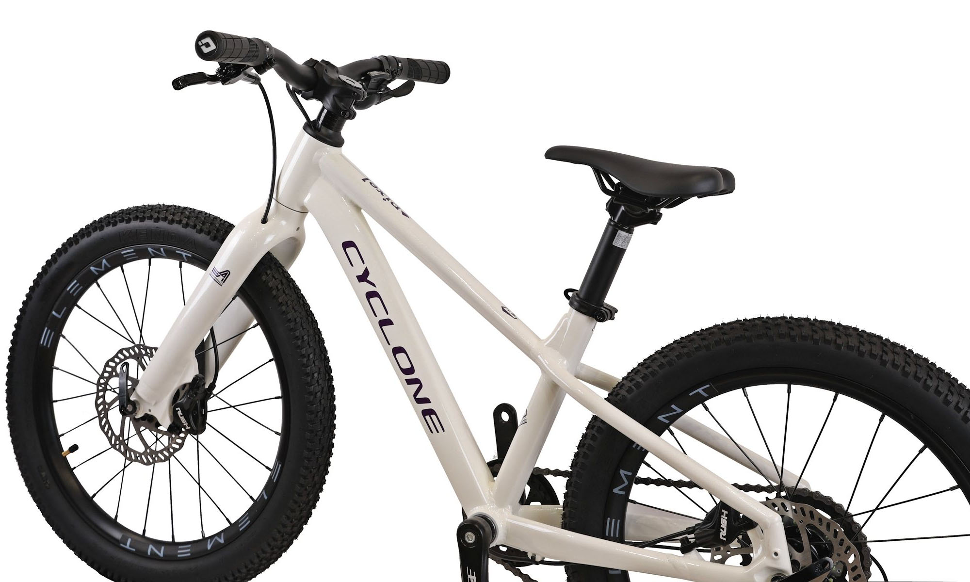 Велосипед CYCLONE PIXEL 20", розмір XXS, рама 11", 2025, Білий 6 Велосипед CYCLONE PIXEL 20", розмір XXS, рама 11", 2025, Білий 6