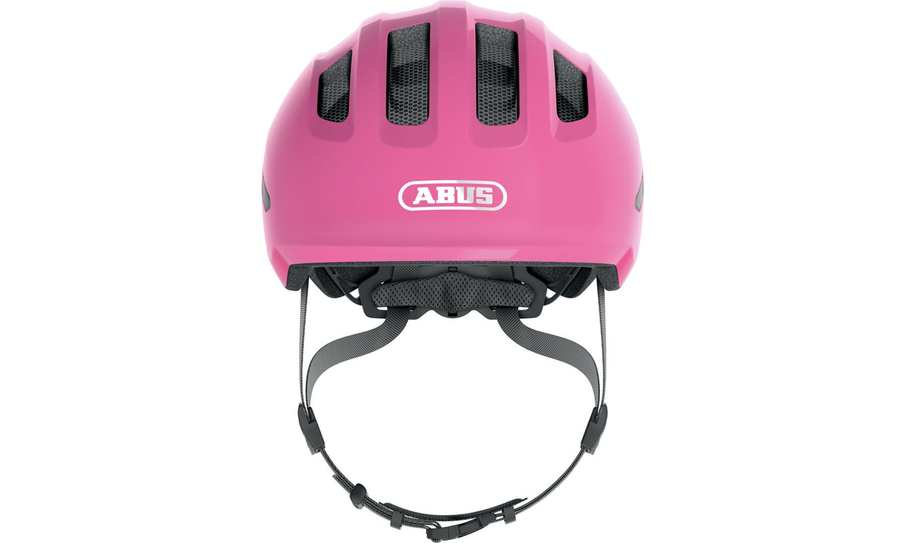 Фотографія Велошолом дитячий ABUS SMILEY 3.0 Shiny Pink, розмір M (50-55 см) 4