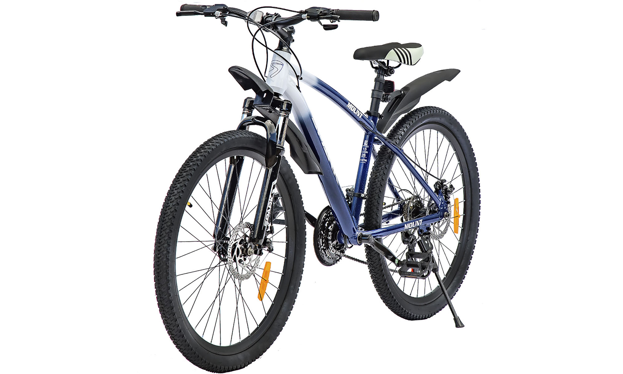 Велосипед SPARK MOUNT 26", размер S, рама 15", год 2025, бело-синий 4