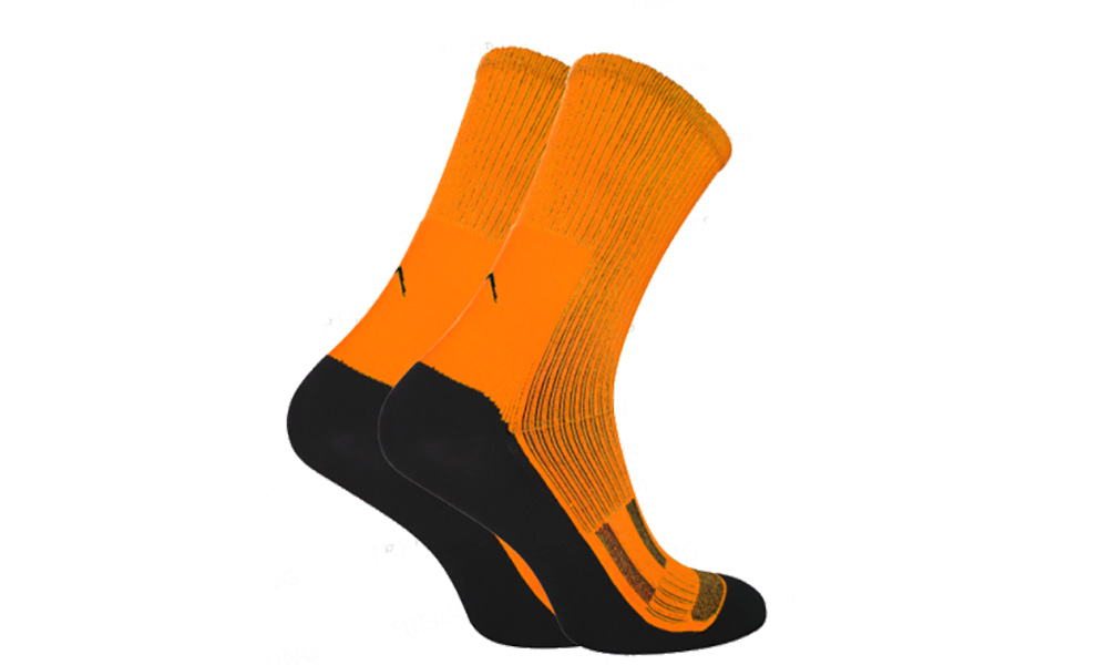 Фотографія Шкарпетки Компресійні Trekking MidDry+ демісезонні M чорно-жовтогарячий