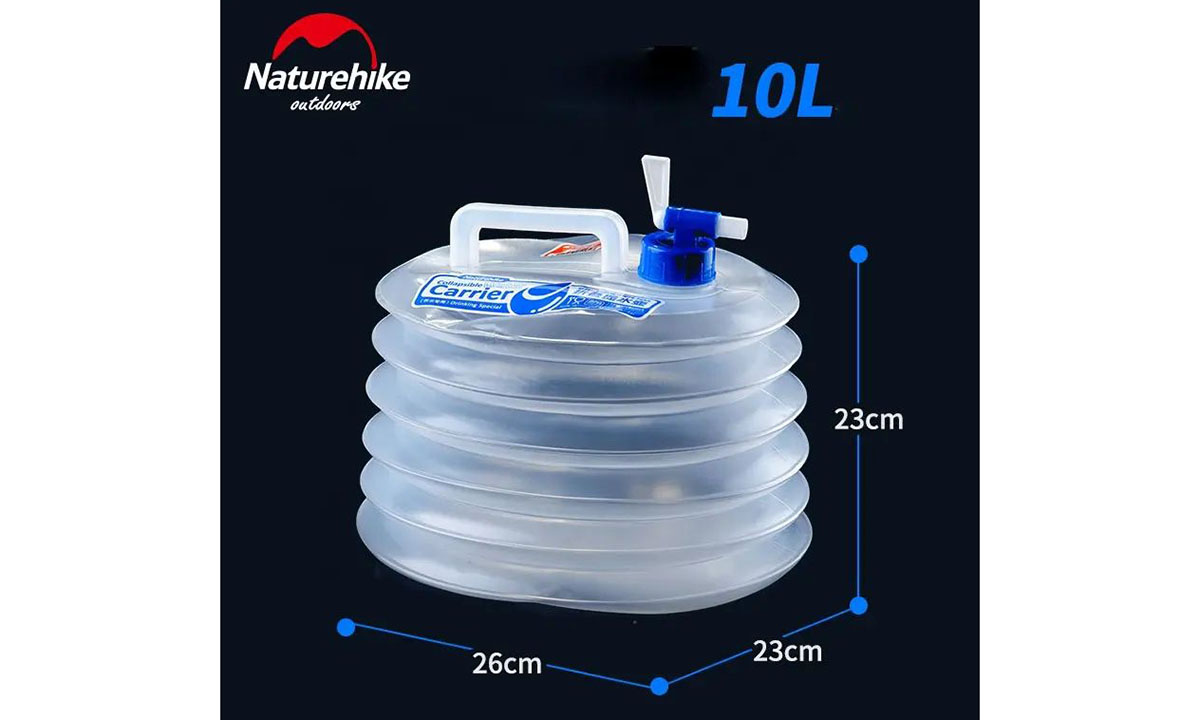 Каністра для води складана Naturehike LDPE4 NH14S002-T, 10 л 4