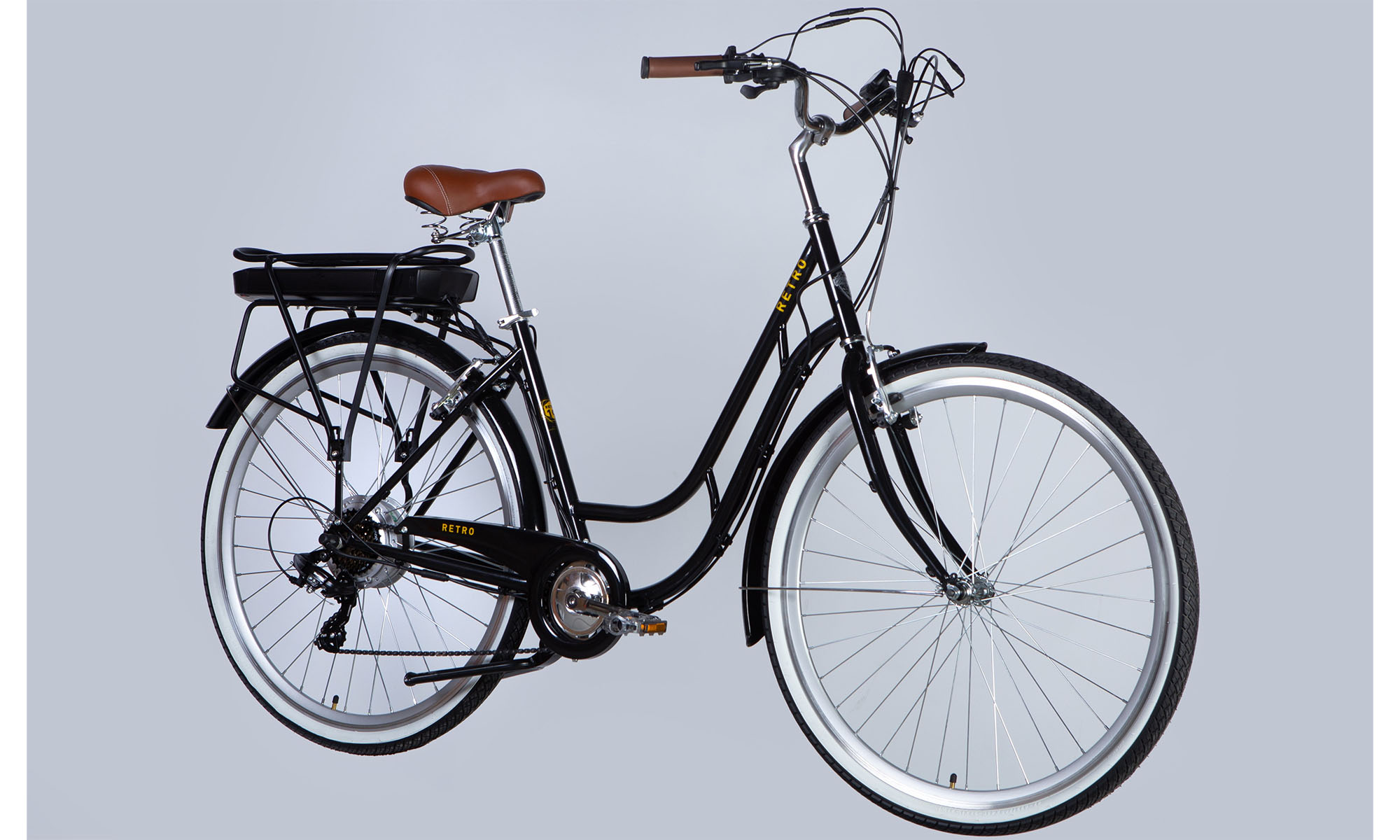 Велосипед с электроприводом Dorozhnik eRETRO Vbr FR 28", размер L, рама-19", 36B, 12.5А*ч, 500Вт, год 2025, черный 2 Велосипед с электроприводом Dorozhnik eRETRO Vbr FR 28", размер L, рама-19", 36B, 12.5А*ч, 500Вт, год 2025, черный 2