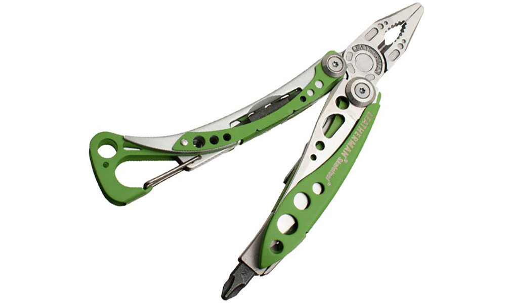 Мультитул Leatherman Skeletool Moss Green, нейлоновий чохол 2