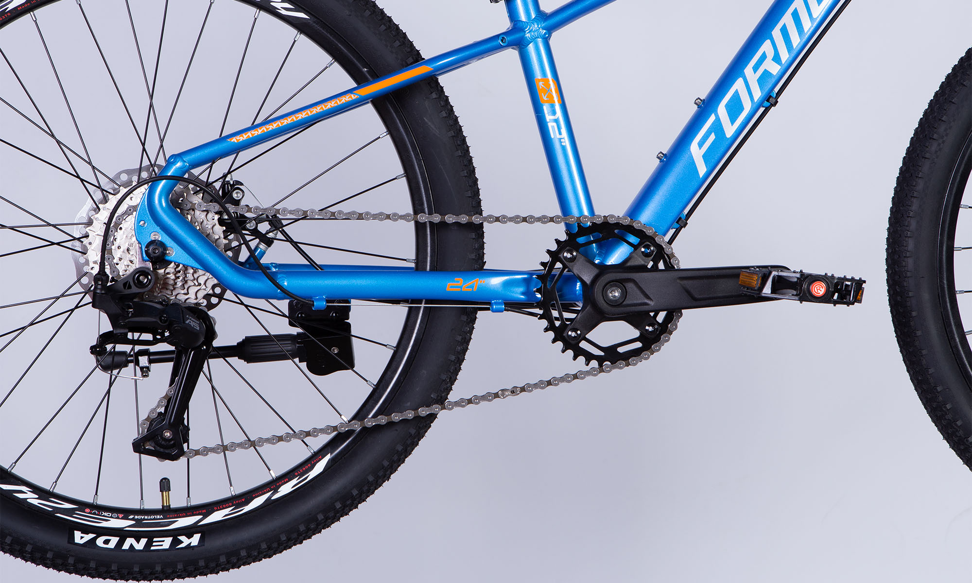 Фотографія Велосипед Formula ZEPHYR 3.0 DD CS 24", розмір XXS, рама-12", 2025, синій 4