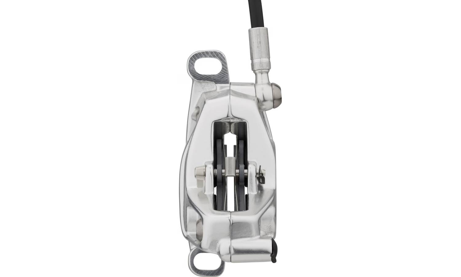 Тормоз дисковый SRAM Level Ultimate Stealth 4 Piston - Carbon Lever, Ti Hardware, Reach Adj, Clear Ano Front 950mm Hose  7