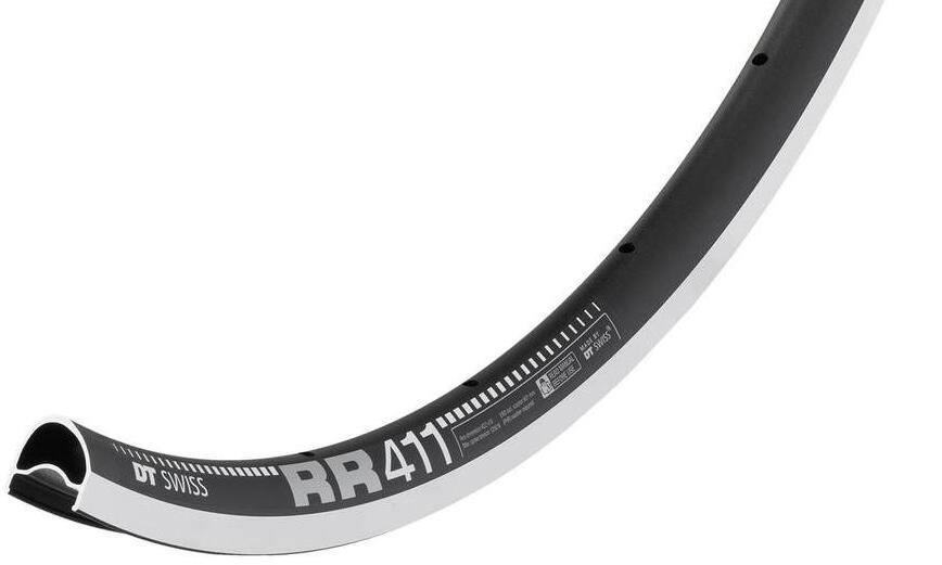 Обід DT Swiss RR 411 700С, розмір 622x18 мм, 24 отвори, ніпель Presta, чорний 2
