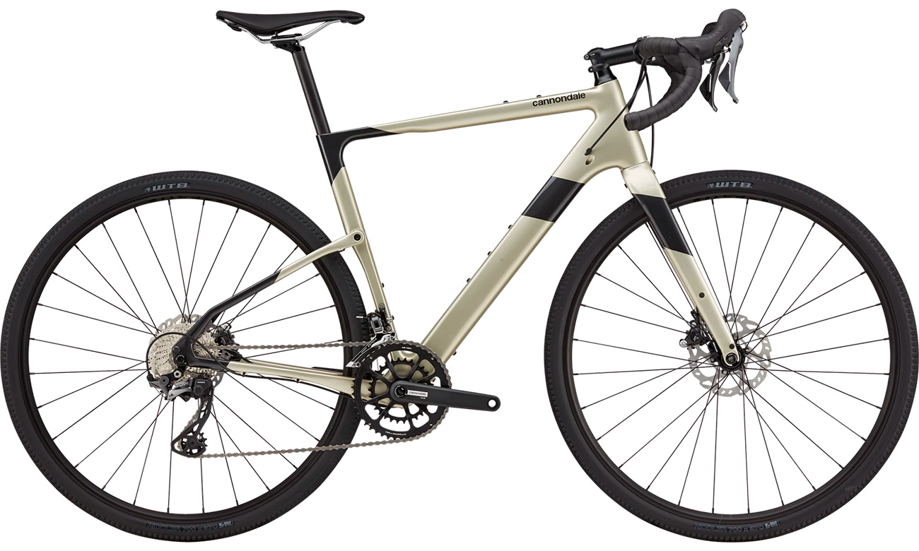 Велосипед Cannondale TOPSTONE Carbon 4 28" (2021) 2021 Сіро-зелений 14