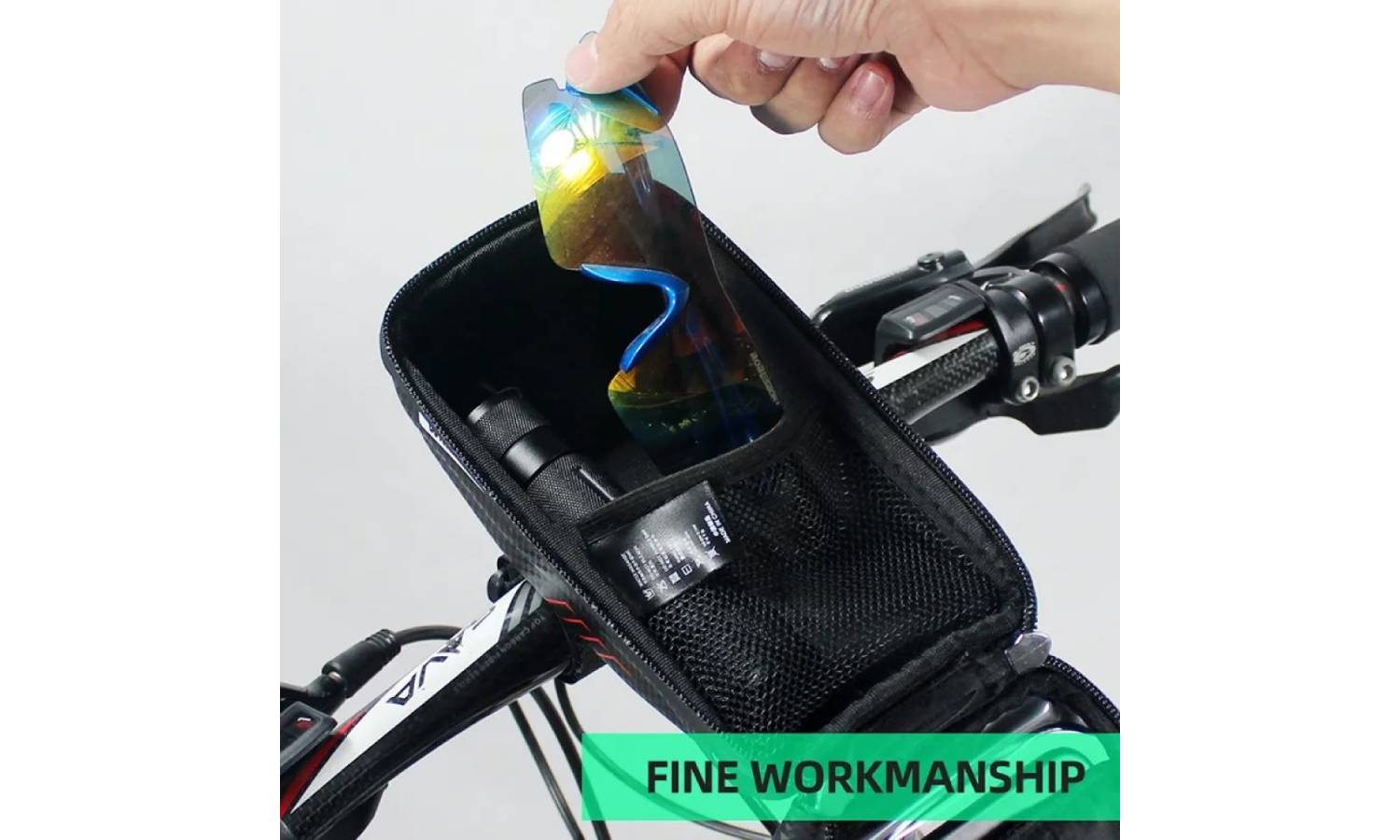 Велосипед Bao BBG048 для смартфона, черный с красным 2