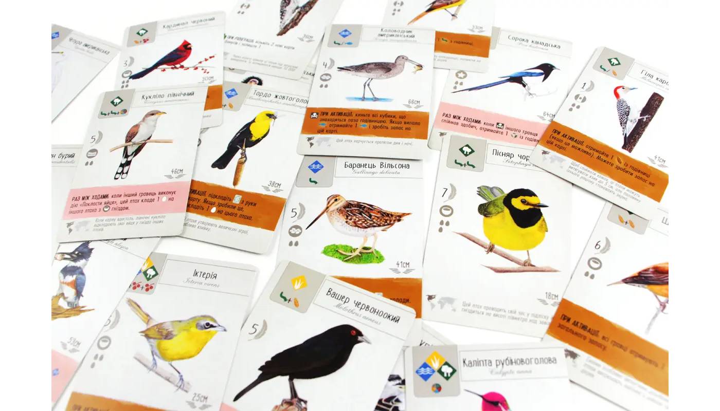 Настільна гра Крила (Wingspan) 7