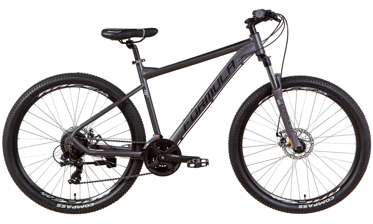 Велосипед Formula F-1 AM DD 27,5" (2021) 2021 Сірий 2