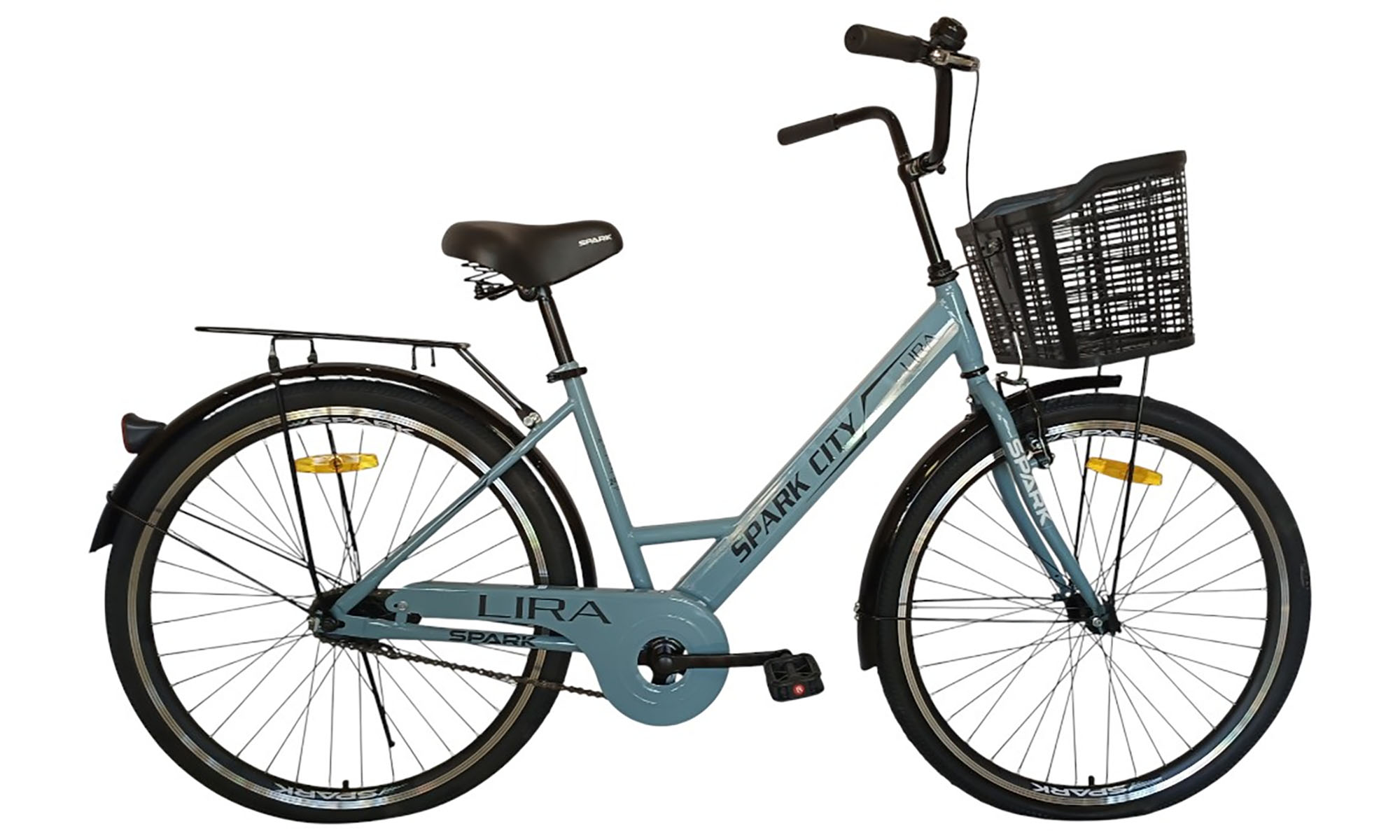 Велосипед SPARK CITY LIRA 26", размер M, рама 17", год 2026, зеленый 