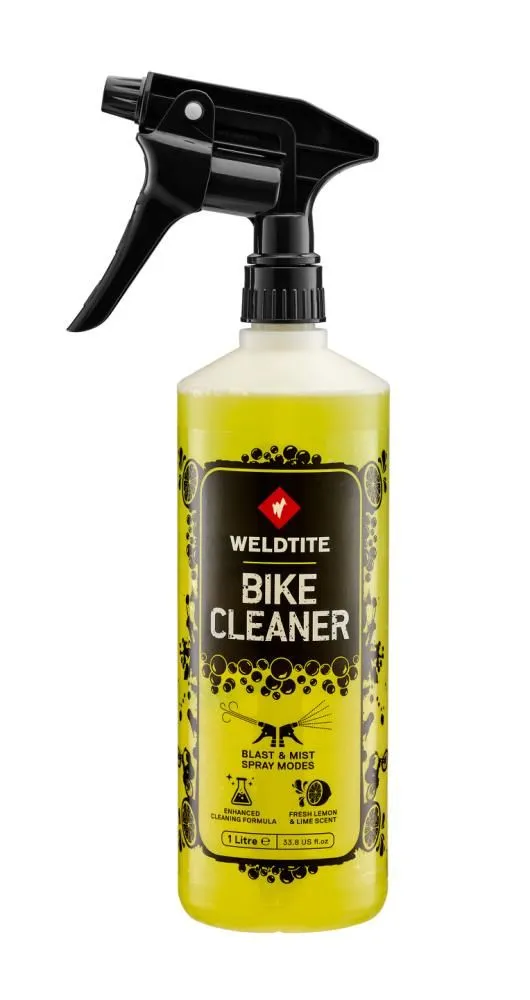 Фотография Очиститель велосипеда Weldtite 03128 BIKE CLEANER, (шампунь для велосипедов) лайм 1л