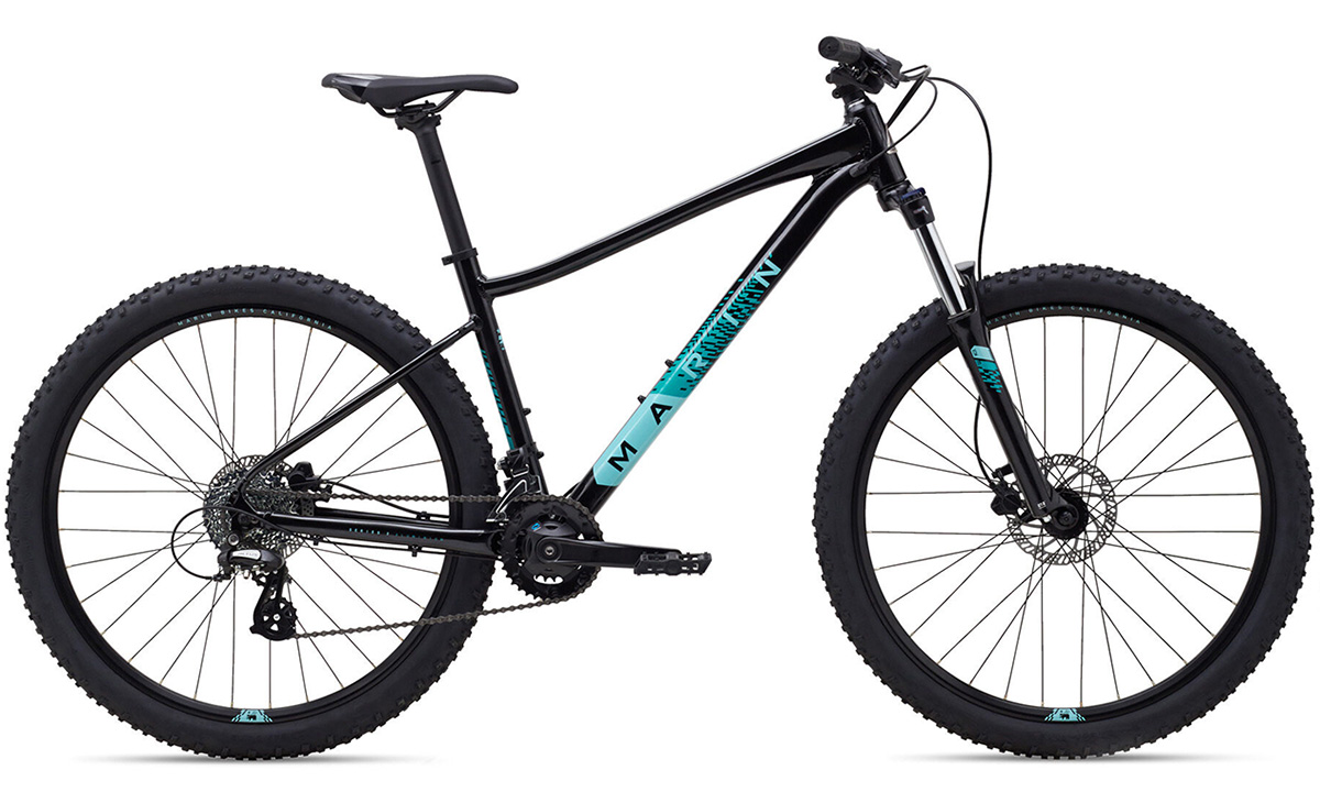 Фотографія Велосипед Marin WILDCAT TRAIL 3 Lady 27,5" (2020) 2020 Чорно-синій 8