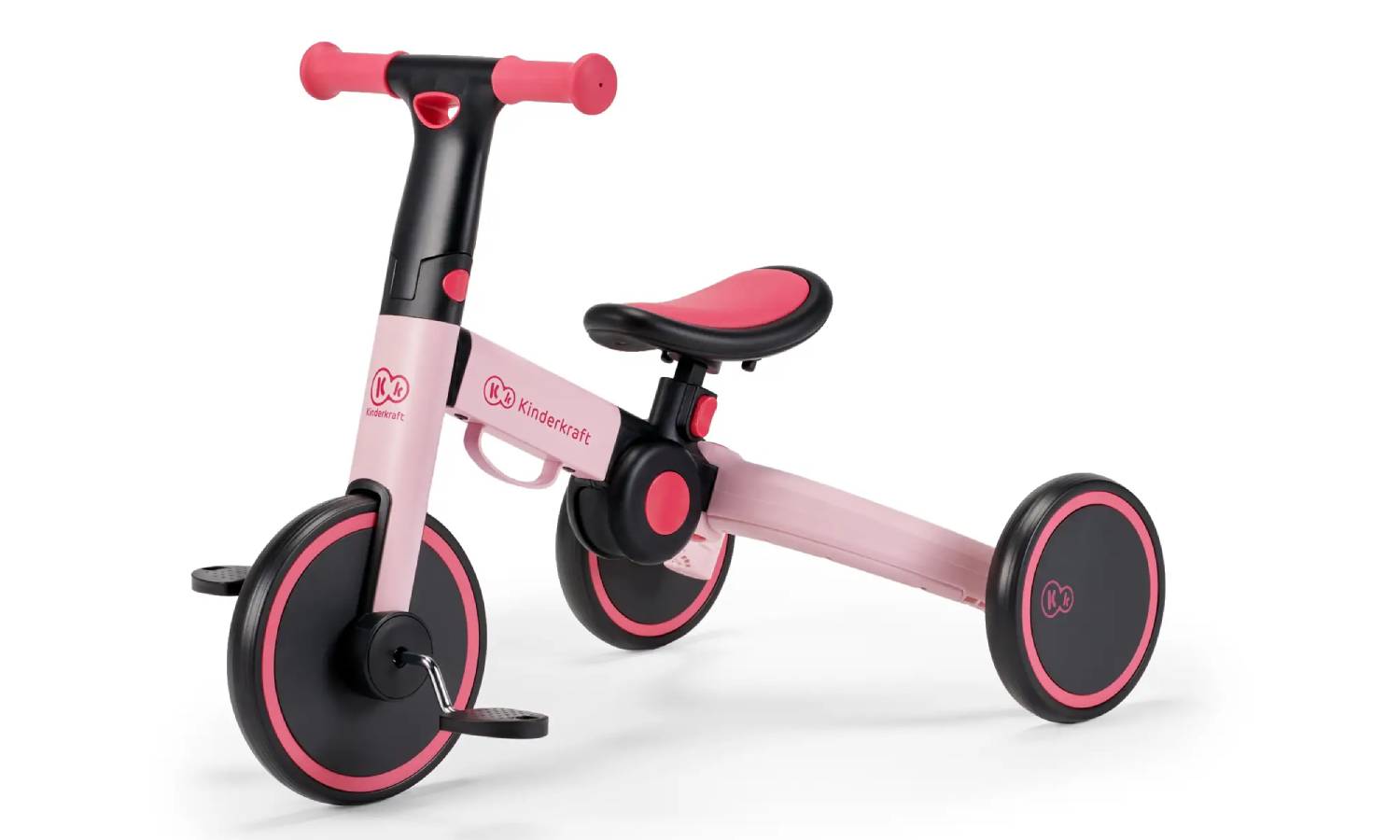 Триколісний велосипед 3 в 1 Kinderkraft 4TRIKE Candy Pink 5