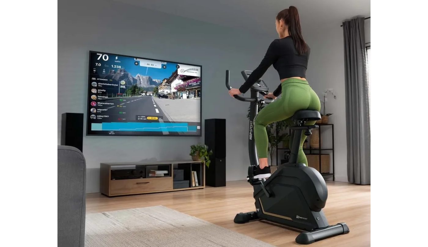 Велотренажер Hop-Sport HS-120H Argo чорний 10