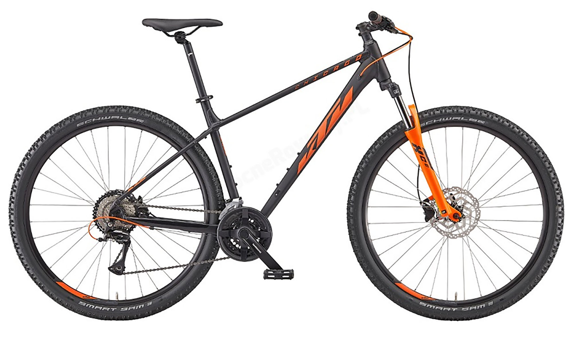 Велосипед KTM CHICAGO 292 29", размер XL, рама 21" (53 см), год 2026, черный матовый 