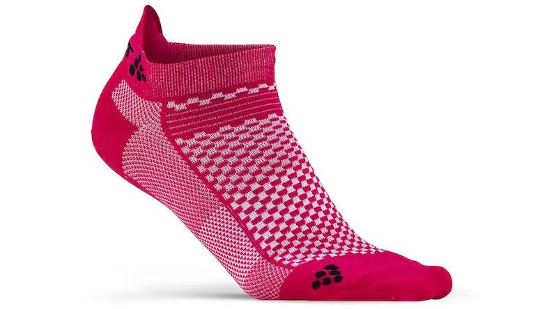 Фотография Комплект носков унисекс Craft Cool Shaftless 2 пары, размер 37-39, сезон SS 19, розовые