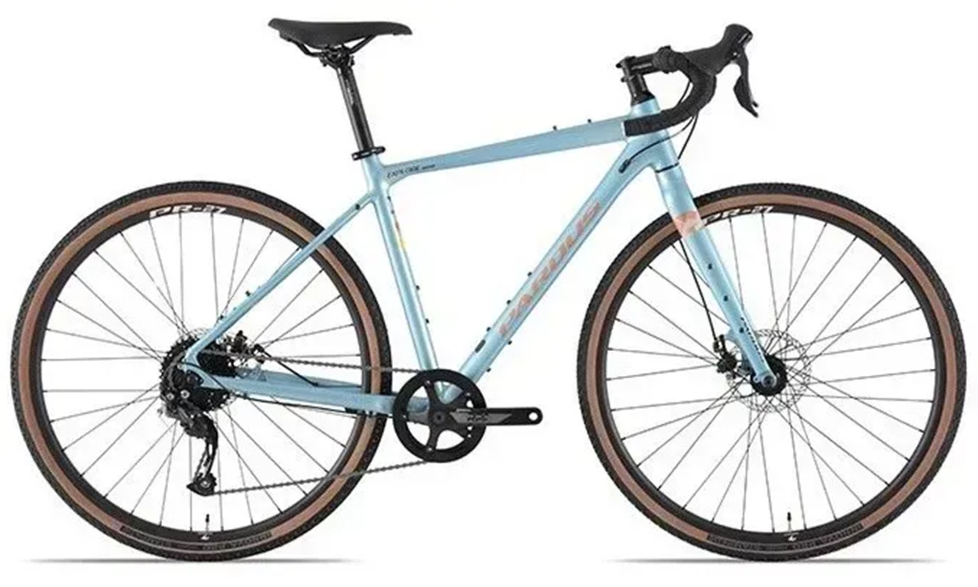 Велосипед PARDUS Gravel Explore Sport 28", размер M, год 2023, серый / синий - PDGES53GB 